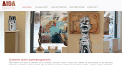 Desktop Screenshot of aida-galerie.com