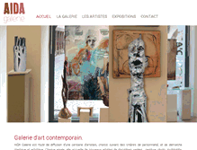 Tablet Screenshot of aida-galerie.com